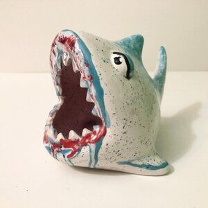 Shark Scrubby Sponge Holder 5 Inch  Tall Kitchen Accessory